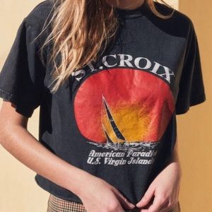 Brandy Melville St. Croix graphic tee